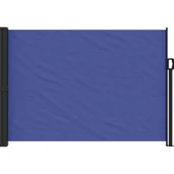 VIDAXL - Auvent latéral rétractable bleu 140x600 cm