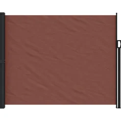 VIDAXL - Auvent latéral rétractable marron 160x600 cm