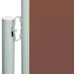 VIDAXL - Auvent latéral rétractable de patio 200x600 cm marron