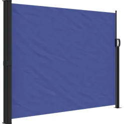 VIDAXL - Auvent latéral rétractable bleu 160x500 cm