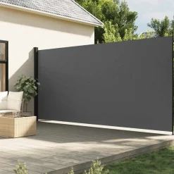 VIDAXL - Auvent latéral rétractable anthracite 200x500 cm