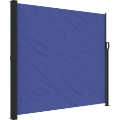 VIDAXL - Auvent latéral rétractable bleu 180x600 cm