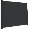 VIDAXL - Auvent latéral rétractable noir 160x300 cm