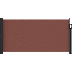 VIDAXL - Auvent latéral rétractable marron 100x300 cm