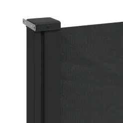 VIDAXL - Auvent latéral rétractable noir 140x600 cm