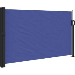 VIDAXL - Auvent latéral rétractable bleu 120x500 cm