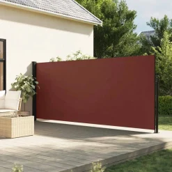 VIDAXL - Auvent latéral rétractable marron 180x300 cm