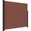 VIDAXL - Auvent latéral rétractable marron 180x500 cm