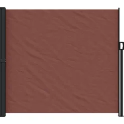 VIDAXL - Auvent latéral rétractable marron 180x500 cm