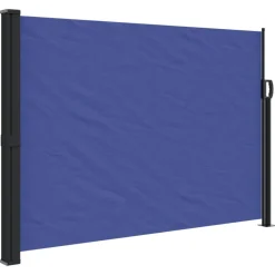 VIDAXL - Auvent latéral rétractable bleu 140x300 cm