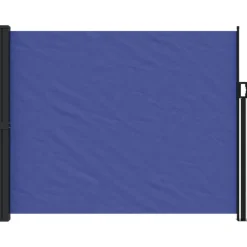 VIDAXL - Auvent latéral rétractable bleu 160x600 cm