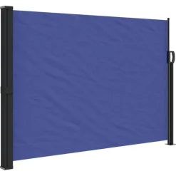 VIDAXL - Auvent latéral rétractable bleu 140x500 cm