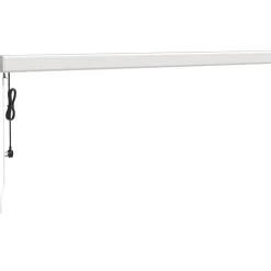 VIDAXL - Auvent rétractable crème 4x3 m tissu et aluminium