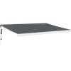 VIDAXL - Auvent rétractable anthracite 4,5x3 m tissu et aluminium
