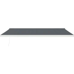 VIDAXL - Auvent rétractable anthracite 4,5x3 m tissu et aluminium