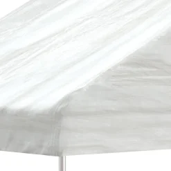 VIDAXL - Belvédère avec toit blanc 20,07x4,08x3,22 m polyéthylène