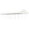 VIDAXL - Belvédère avec toit blanc 17,84x4,08x3,22 m polyéthylène