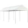 VIDAXL - Belvédère avec toit blanc 6,69x2,28x2,69 m polyéthylène