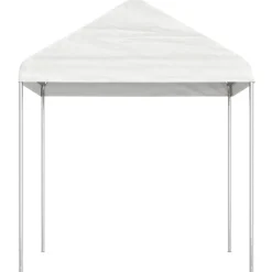 VIDAXL - Belvédère avec toit blanc 6,69x2,28x2,69 m polyéthylène