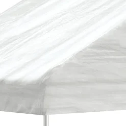 VIDAXL - Belvédère avec toit blanc 4,46x2,28x2,69 m polyéthylène