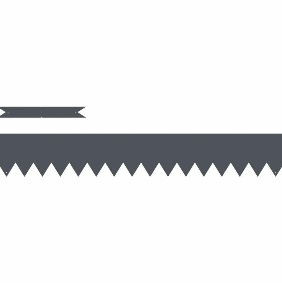 VIDAXL - Bordures de pelouse 10 pcs anthracite 100 x 0.5 x 15 cm acier