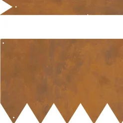 VIDAXL - Bordures de pelouse 50 pcs marron 100 x 0.5 x 20 cm