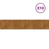 VIDAXL - Bordures de pelouse 10 pcs 20x103 cm acier corten flexible
