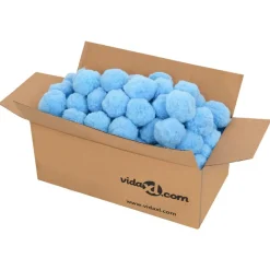 VIDAXL - Boules anti-bactériennes filtrantes de piscine bleu 1400 g pe