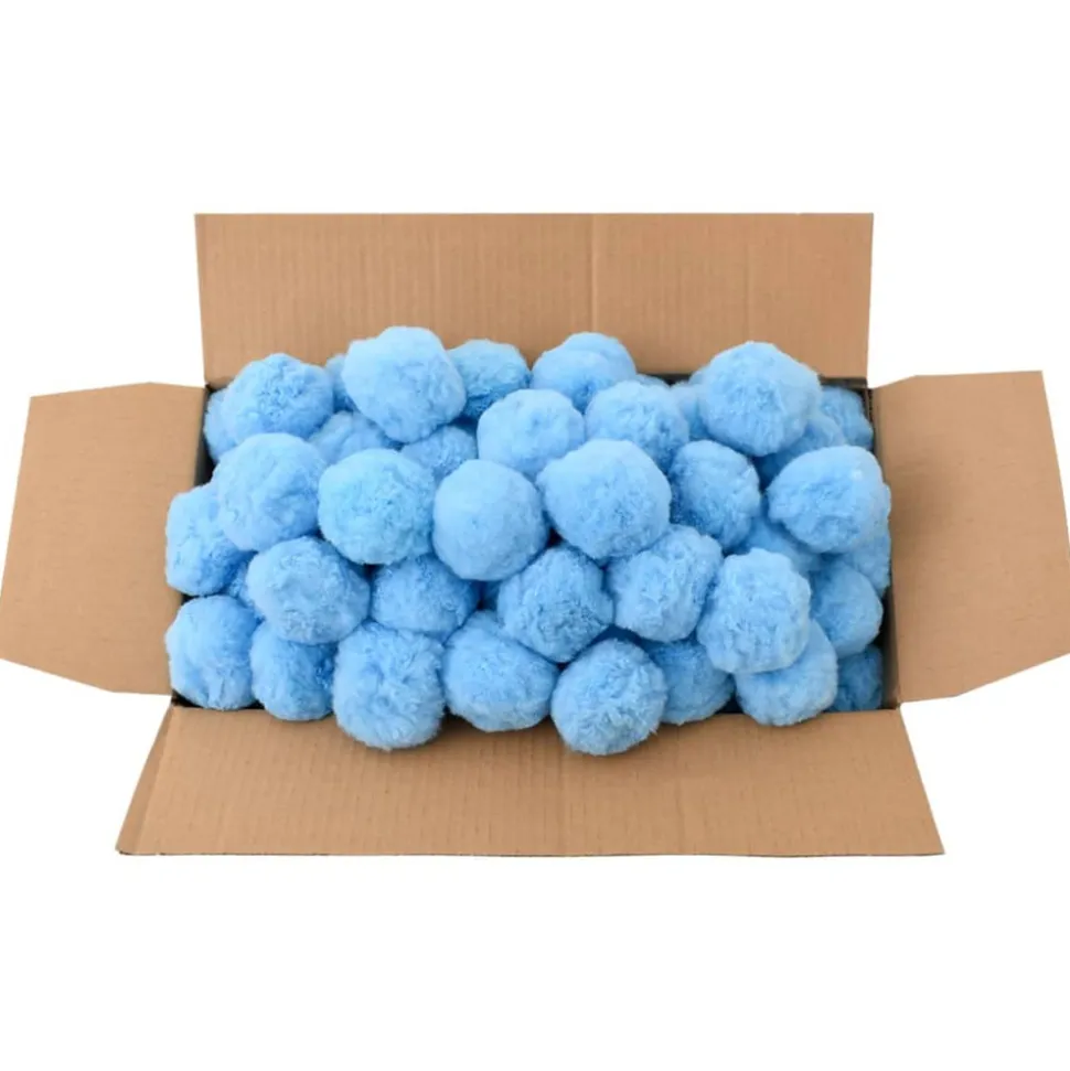 VIDAXL - Boules anti-bactériennes filtrantes de piscine bleu 1400 g pe