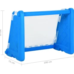 VIDAXL - But de football pour enfants 100x75x55 cm plastique