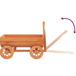 VIDAXL - Chariot décoratif 70x43x54 cm bois massif de sapin