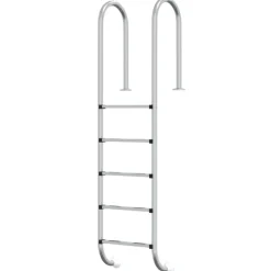 VIDAXL - Échelle de piscine 54x38x211 cm acier inoxydable 304