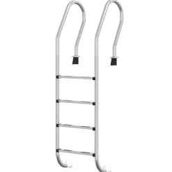 VIDAXL - Échelle de piscine 54x38x184,5 cm acier inoxydable 304