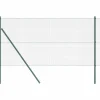VIDAXL - Clôture avec poteaux vert 1.2 x 25 m acier