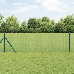 VIDAXL - Clôture en fil soudé vert 0.6 x 10 m acier