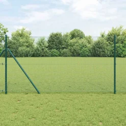 VIDAXL - Clôture en fil soudé vert 1 x 50 m acier