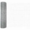 VIDAXL - Clôture en fil soudé argent 0.4 x 25 m acier