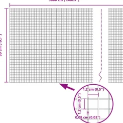 VIDAXL - Clôture en fil soudé vert 0.5 x 50 m acier