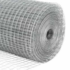 VIDAXL - Clôture en fil soudé argent 1.4 x 10 m acier