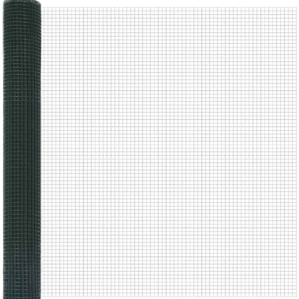 VIDAXL - Clôture en fil soudé vert 1 x 50 m acier