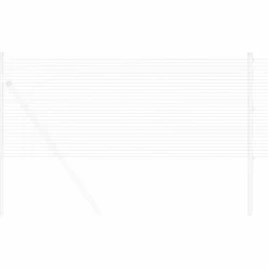 VIDAXL - Clôture en fil soudé argent 1 x 50 m acier