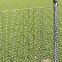 VIDAXL - Clôture en fil soudé argent 1 x 50 m acier