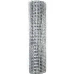 VIDAXL - Clôture en fil soudé argent 0.8 x 25 m acier