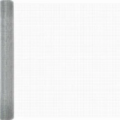 VIDAXL - Clôture en fil soudé argent 1 x 50 m acier