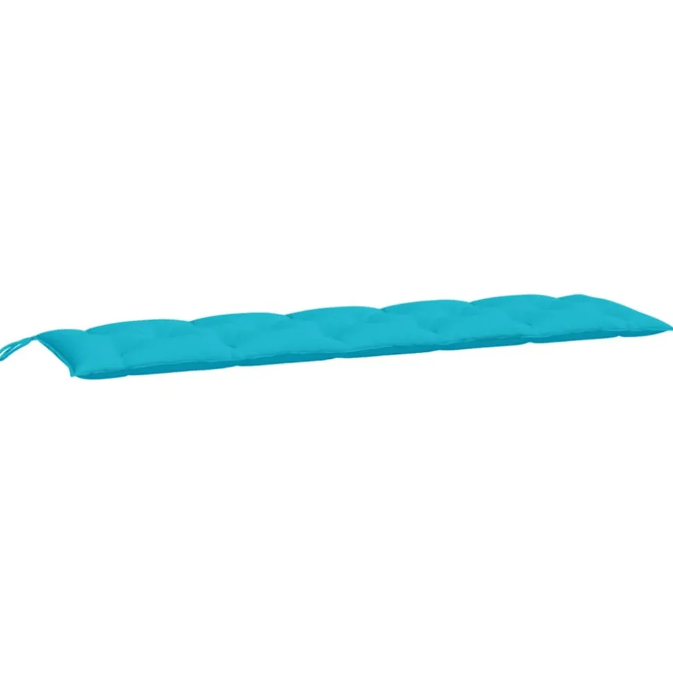 VIDAXL - Coussin de banc de jardin turquoise 180x50x7 cm tissu oxford