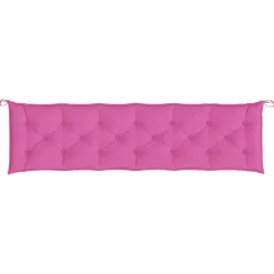 VIDAXL - Coussin de banc de jardin rose 200x50x7 cm tissu