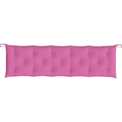 VIDAXL - Coussin de banc de jardin rose 180x50x7 cm tissu oxford