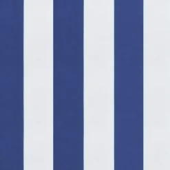 VIDAXL - Coussin de banc de jardin rayures bleues et blanches 180x50x7cm