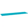 VIDAXL - Coussin de banc de jardin turquoise 200x50x4 cm tissu