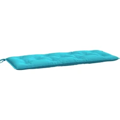 VIDAXL - Coussin de banc de jardin turquoise 120x50x7 cm tissu